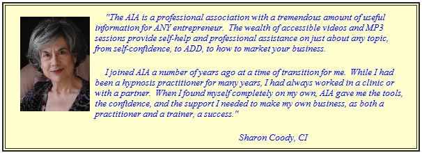 testimonial hypnosis certification sharon